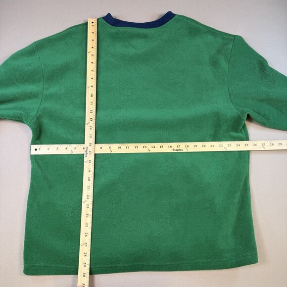 Vintage Tommy Hilfiger Tommy Jeans Mens Sweatshirt Size Large 90s Green - Picture 6 of 6